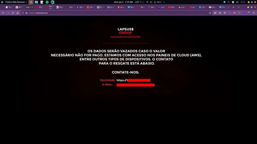 Portuguese newspaper hacked
