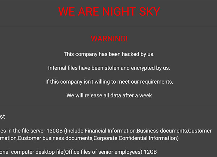 nightsky ransomware