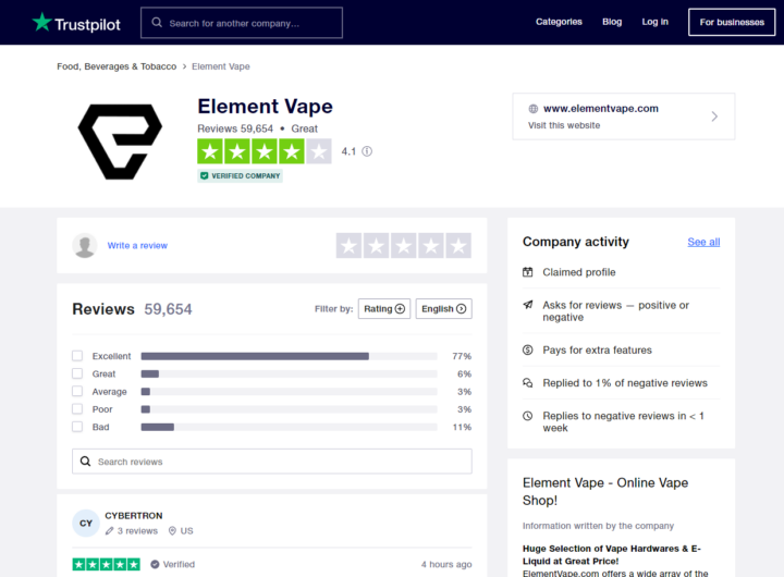 elementvape.com
